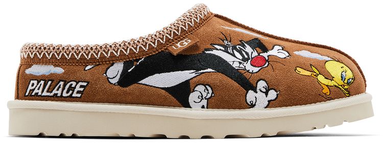 

Кроссовки Palace x Looney Tunes x UGG Tasman Slipper, коричневый