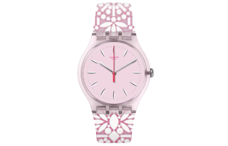 

SWATCH Часы унисекс 41 мм розовые SUOP109