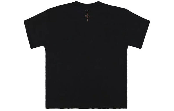 Футболка x travis scott cactus jack вышитый логотип карман футболка Nike, черный — фото 2