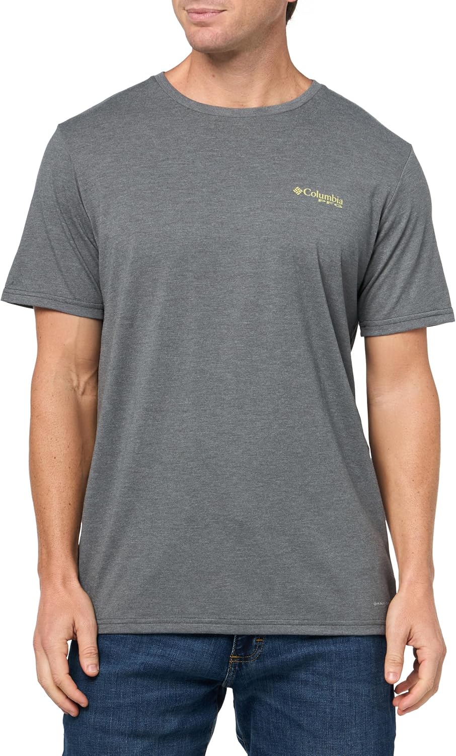 

Футболка Columbia Mens PFG Uncharted Graphic Tee, Shark Heather/Pfg Swamp Shack