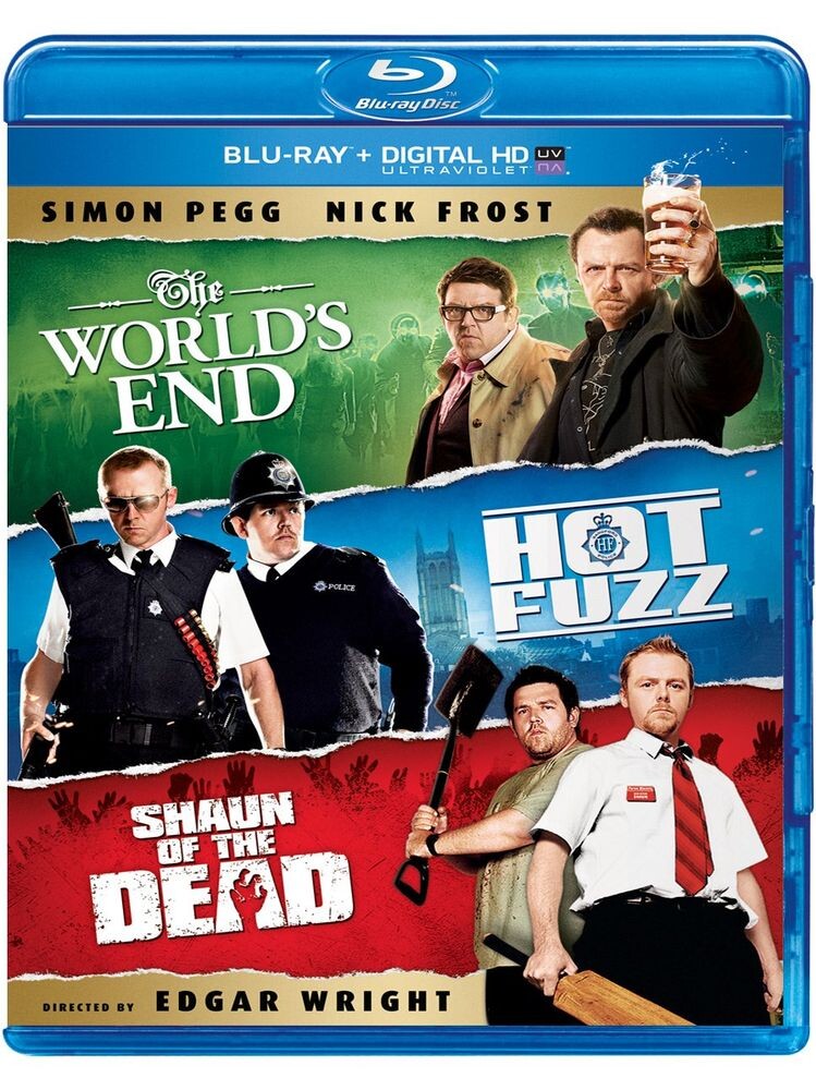 

Диск Blu-ray Cornetto Trilogy: The World's End / Hot Fuzz / Shaun Of The Dead