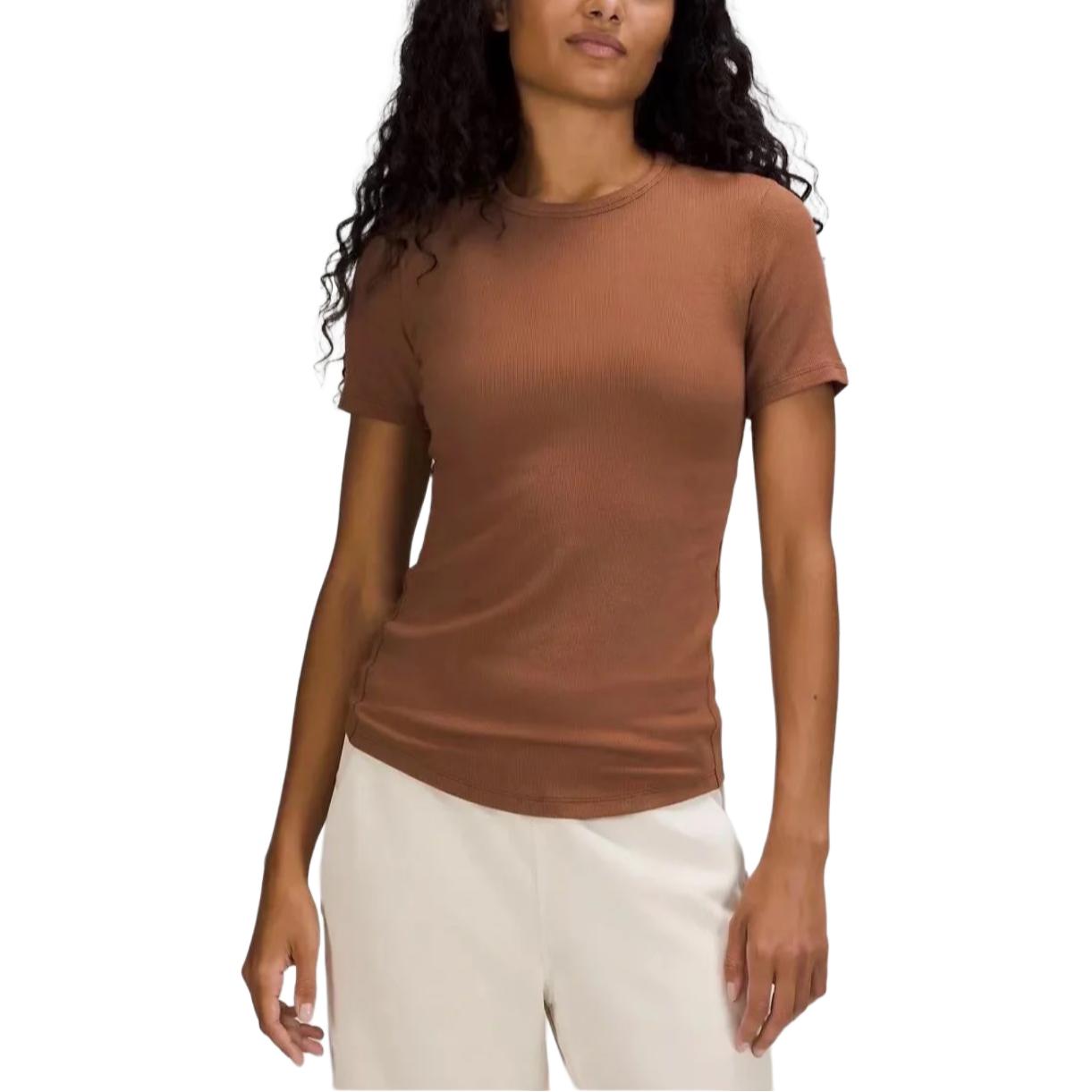 

Футболка с втачным рукавом Women's Lululemon, коричневый