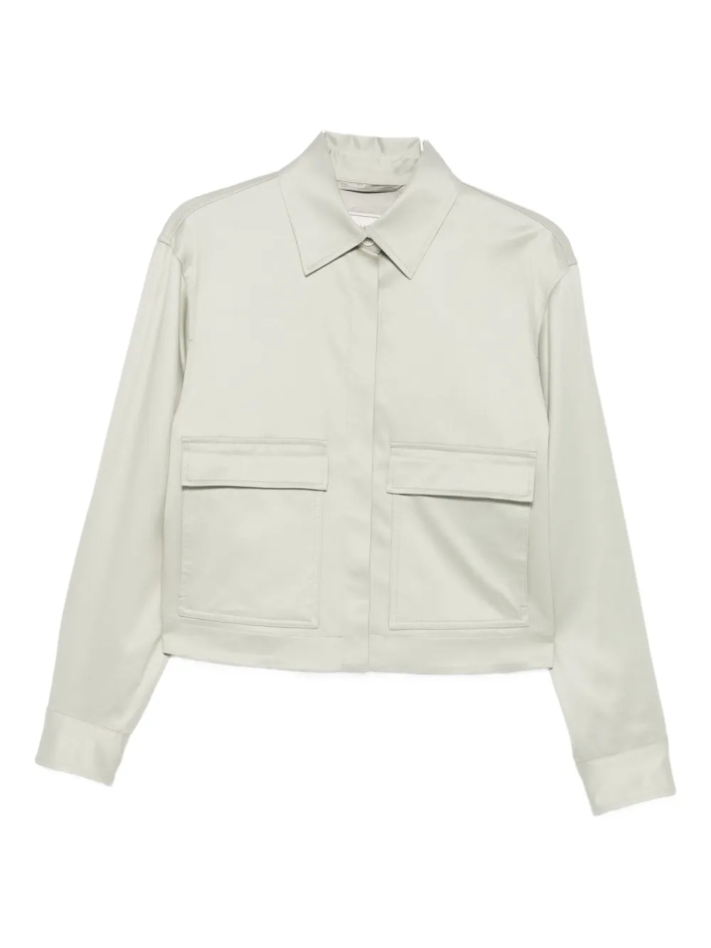 

Бомбер с заостренным воротником Peserico, зеленый