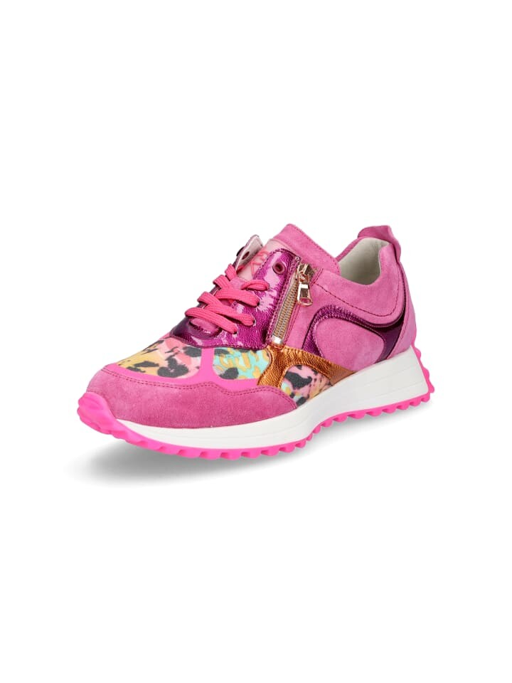 

Кроссовки на шнуровке WALDLÄUFER, цвет pink multi