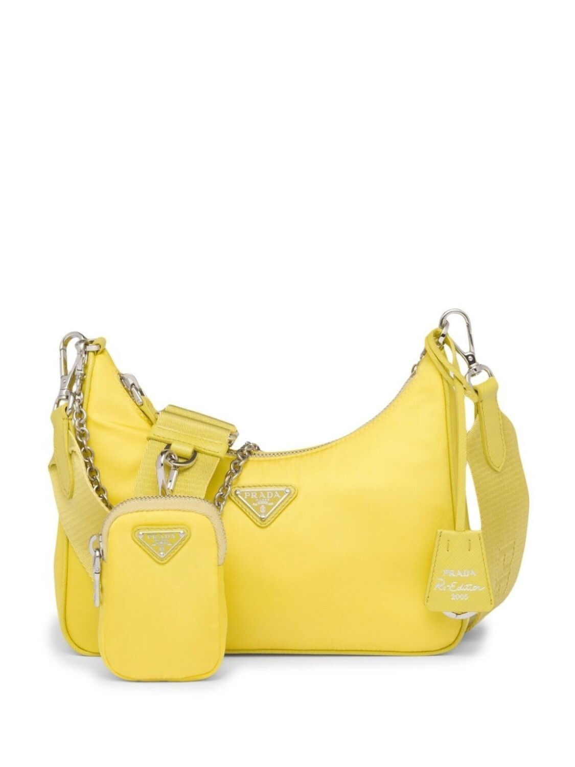 

Сумка Prada Re-Edition 2005 Re-Nylon, желтый
