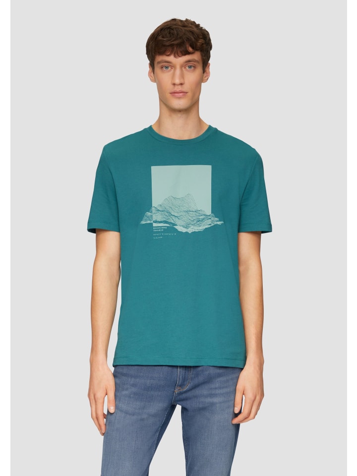 

Футболка s.Oliver T-Shirt kurzarm, цвет Petrol