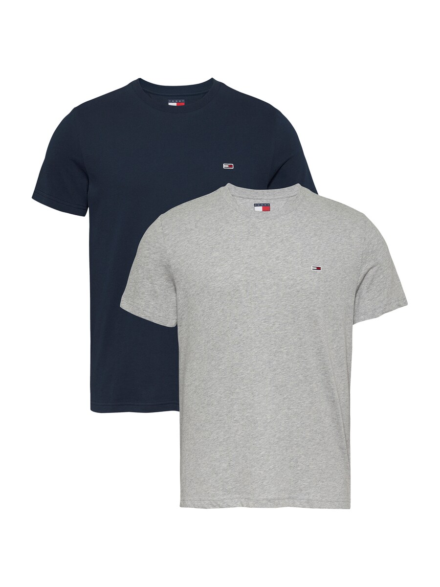 

Рубашка Tommy Jeans, цвет Navy/mottled grey