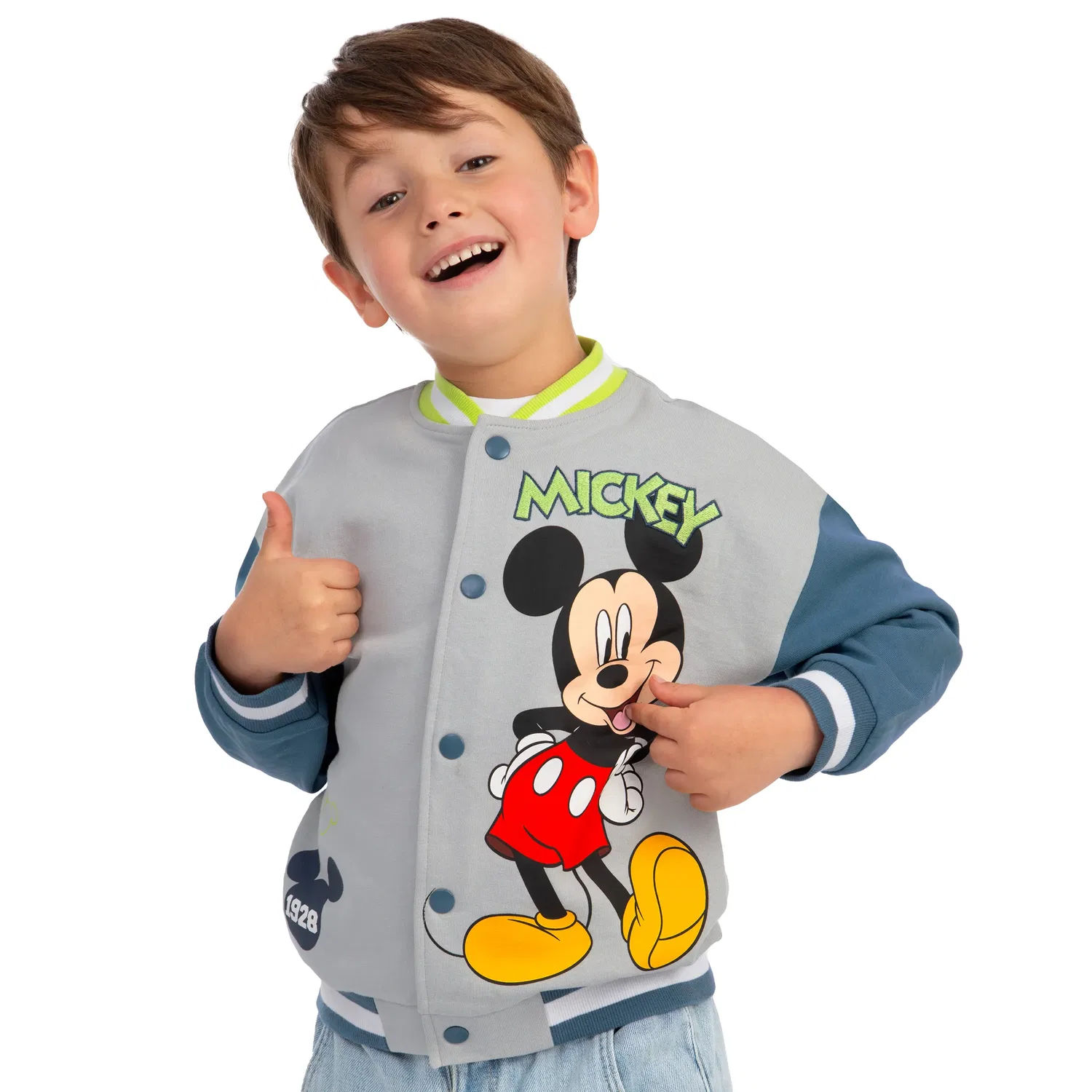 Бомбер Mickey Mouse хлопковый Disney, мультиколор — фото 3