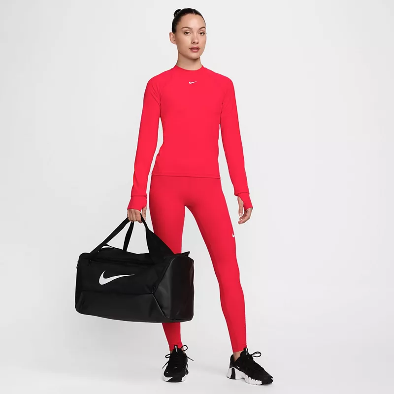 Женская футболка с длинными рукавами Nike Pro Dri-FIT, цвет University Red — фото 2