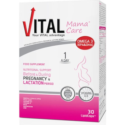 

Mama Care Пищевая добавка для беременных 30 капсул Vital