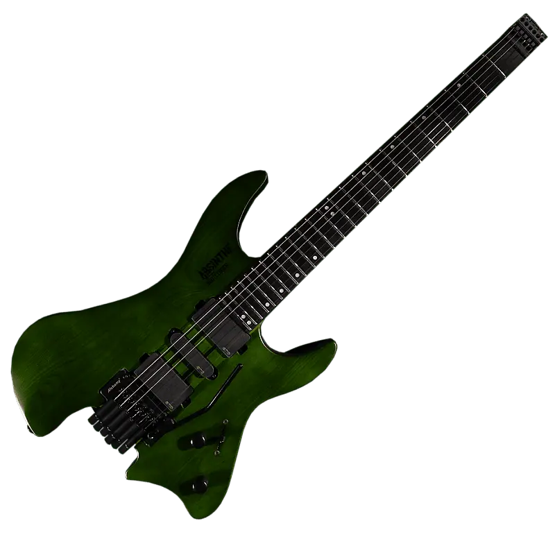 

Электрогитара Bootlegger Guitar Absinthe Headless 2022 Green Matte EMG Coil Split Tremolo Case