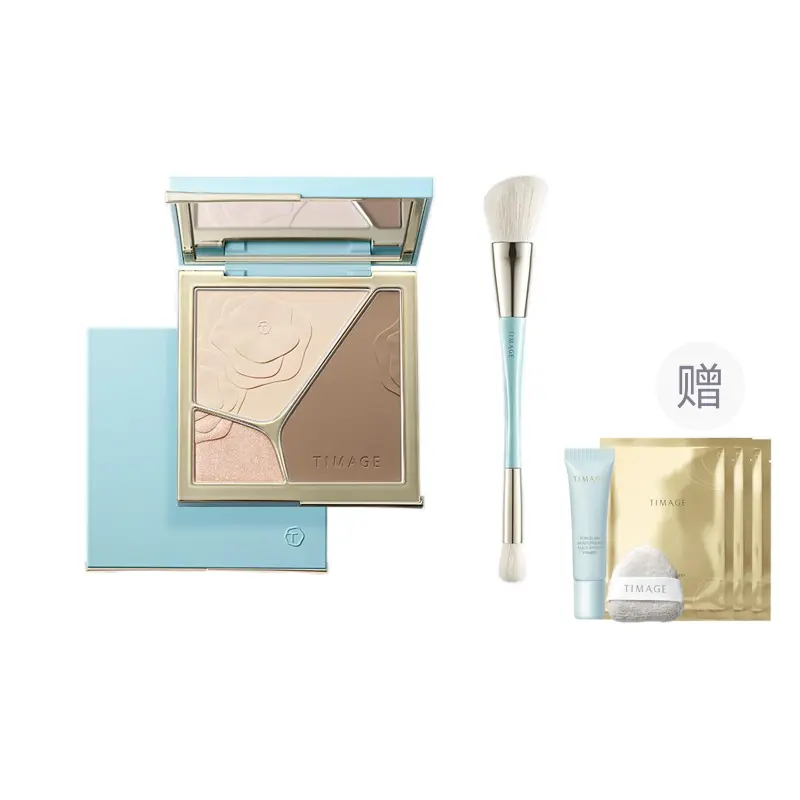 

Пластина для коррекции тона кожи Floating Glimmering Shadow Natural Brightening TIMAGE