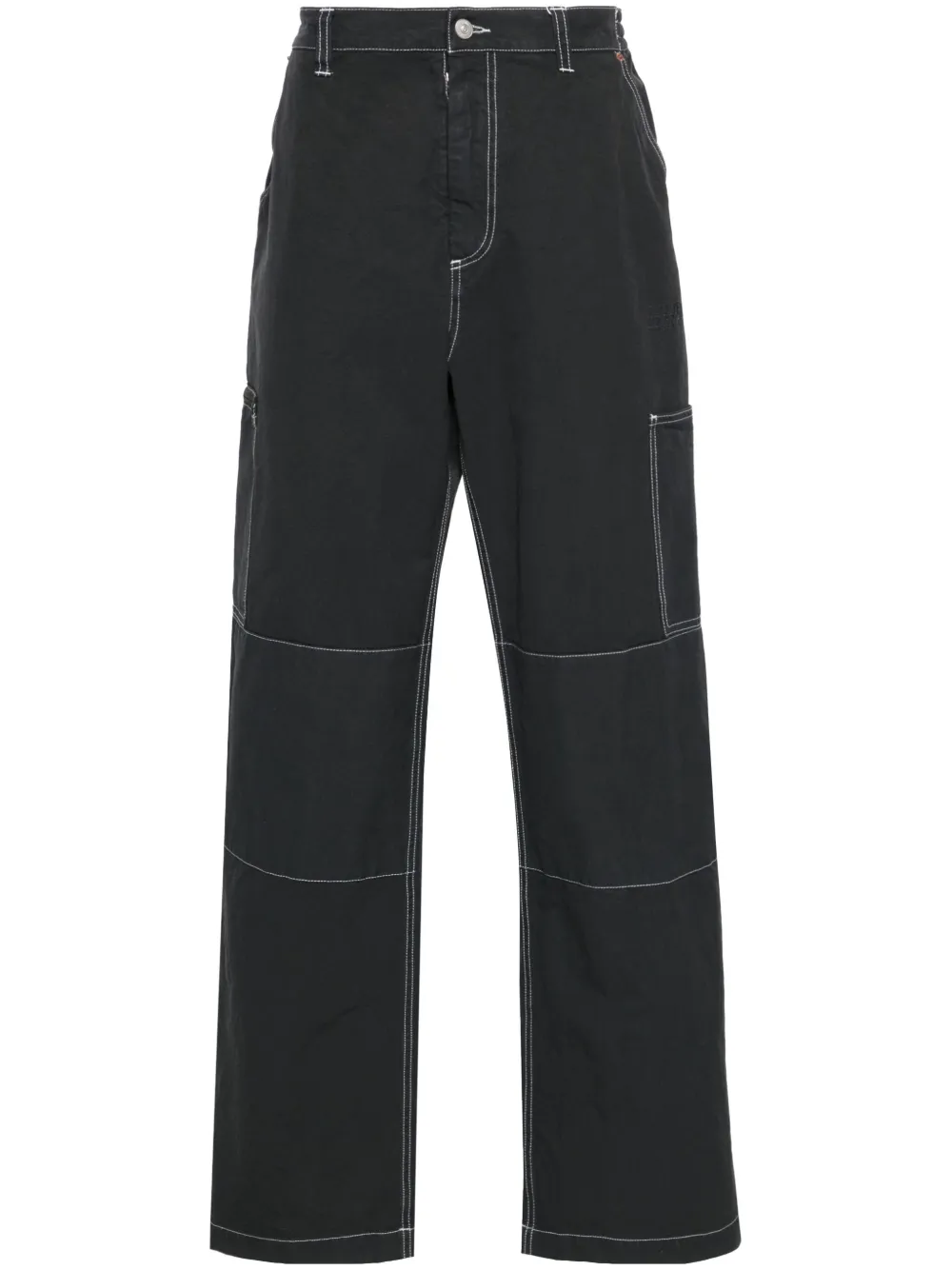 

Прямые брюки MM6 Maison Margiela, синий