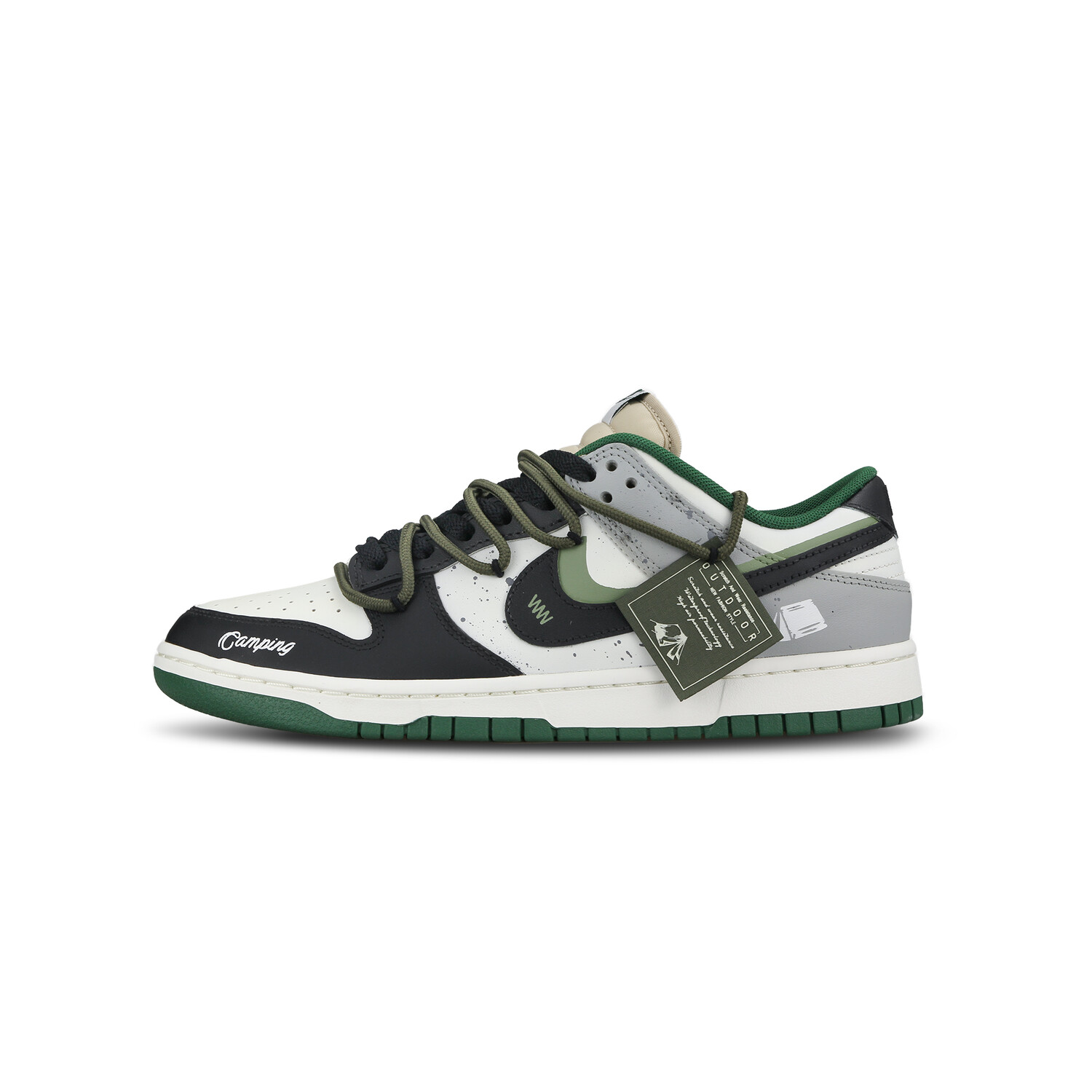 

Кроссовки Nike Dunk Skateboard Shoes Unisex Low-Top White Green