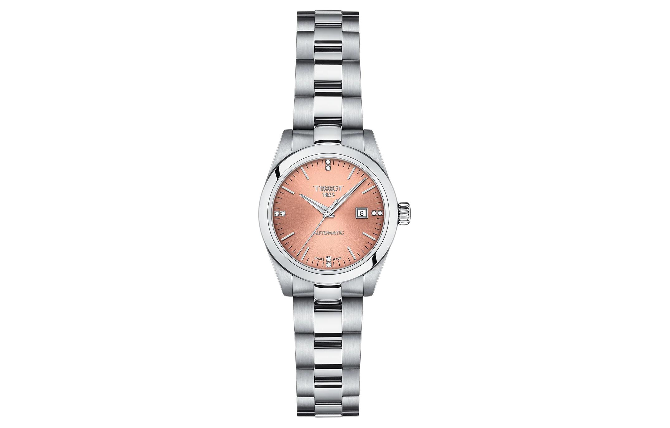 

TISSOT Часы Automatic Mechanical Movement Women's Watch 29.3mm Pink Watch Dial Stainless Steel Case Stainless Steel Strap, Pink Watch Dial