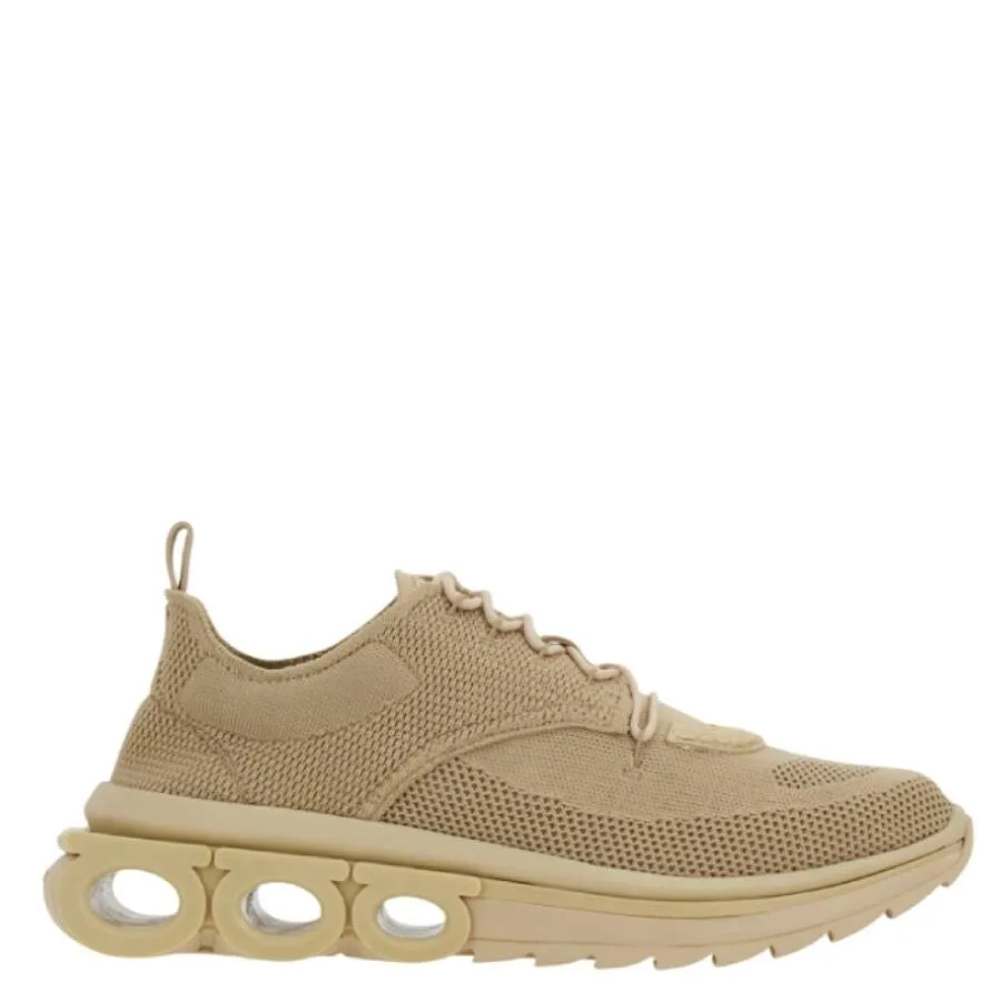 Кроссовки для бега Ferragamo Nima Knit, бежевый