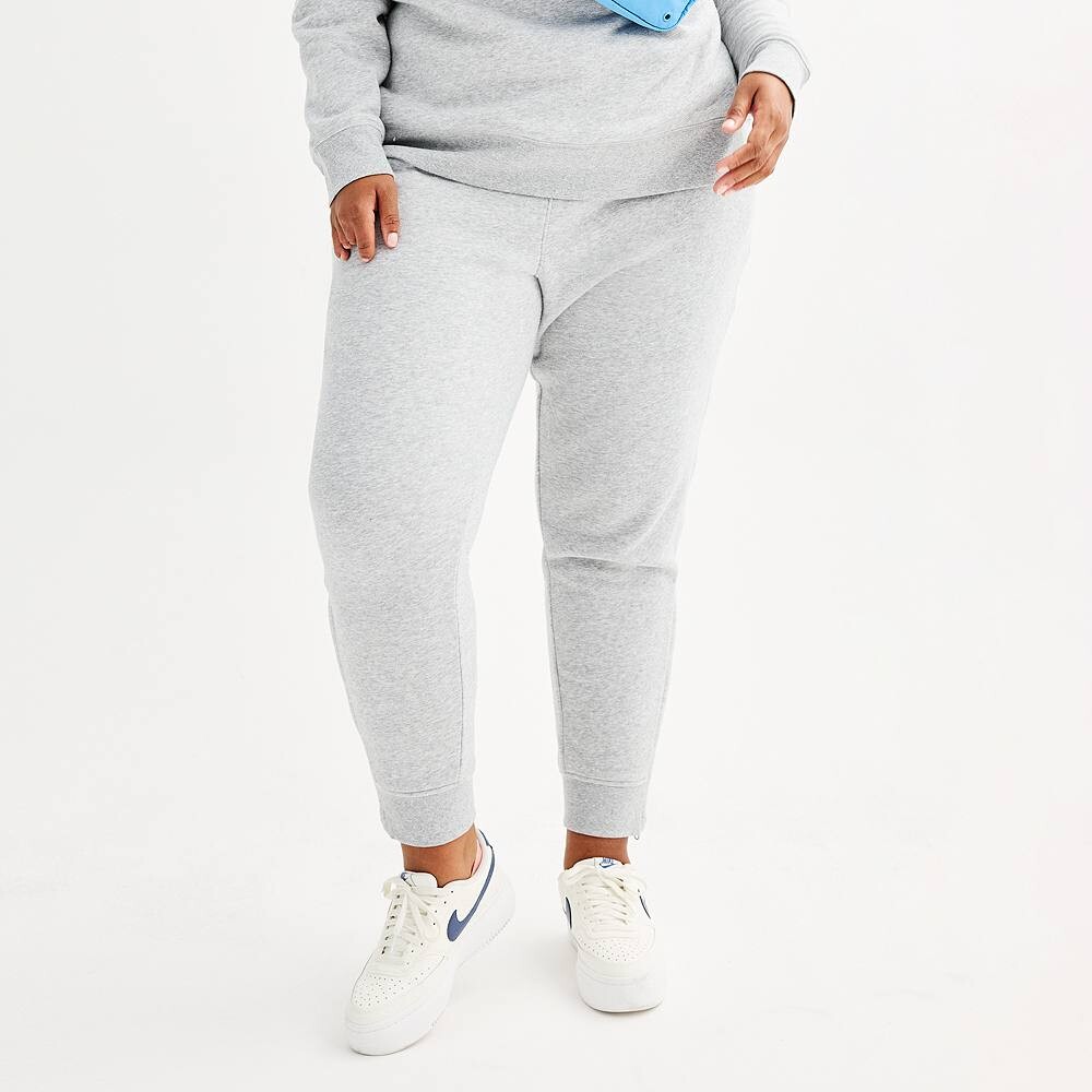 

Ультрамягкие флисовые спортивные штаны Tek Gear Adaptive больших размеров, цвет Dark Frost Heather