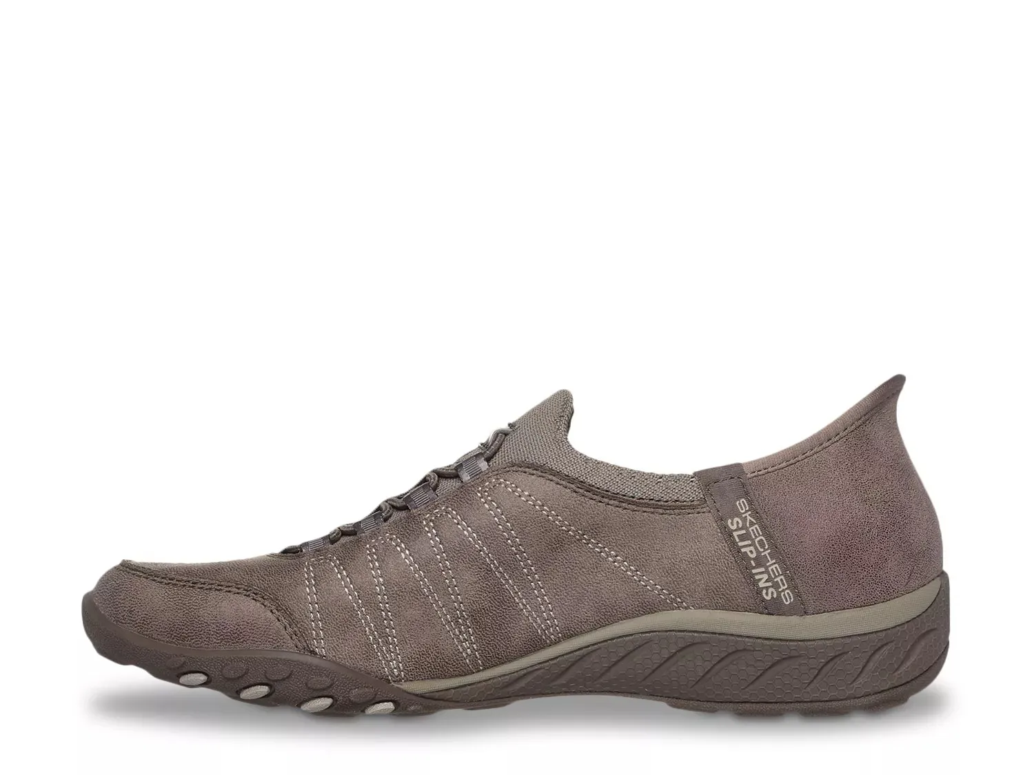 Кроссовки Skechers Hands Free Slip-Ins Breathe Easy Home-Body — женские, коричневые — фото 2