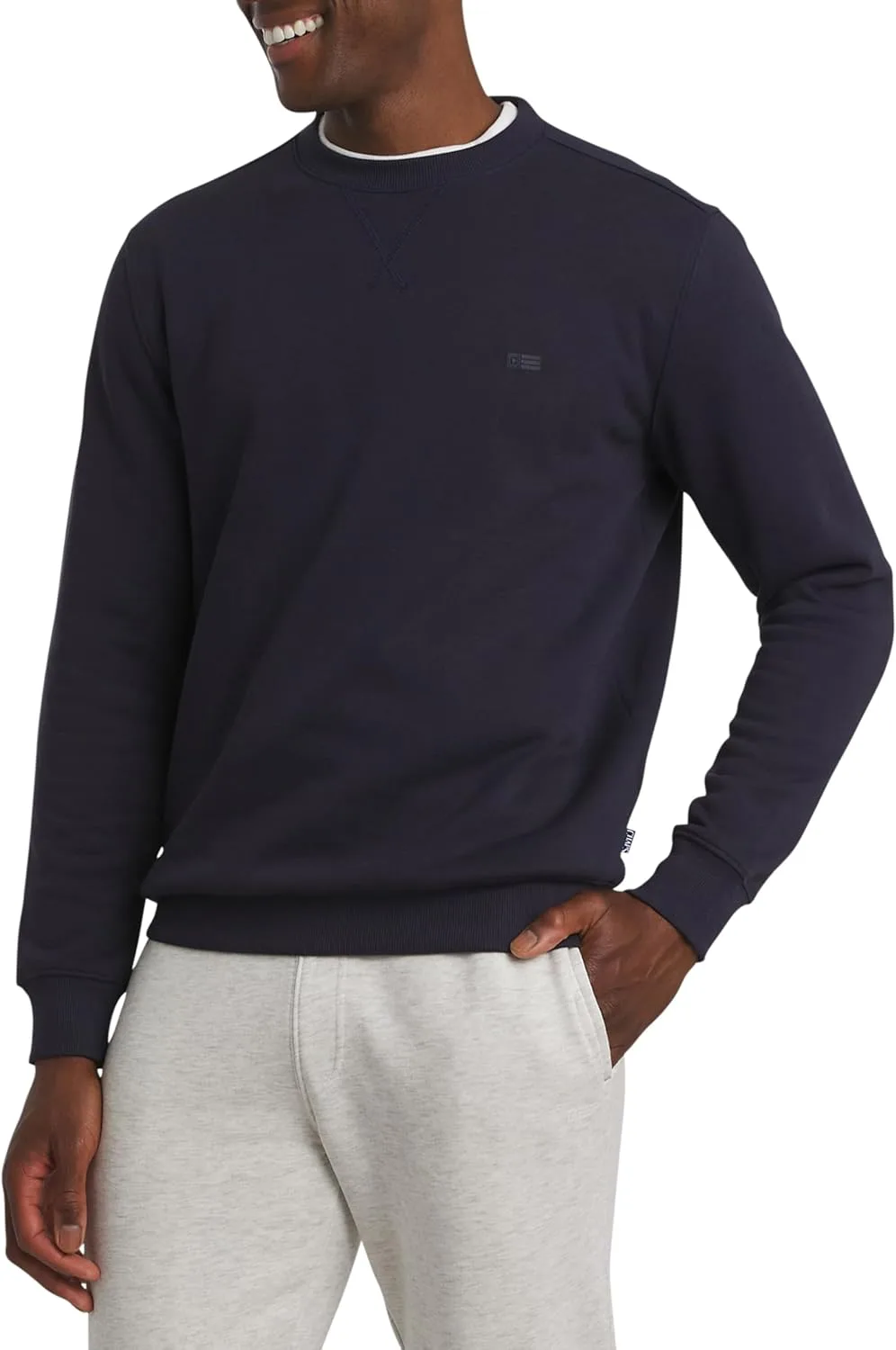 

Chaps мужской повседневный классический свитер с длинным рукавом Super Soft Fleece Midweight Crewneck (S-2XL)