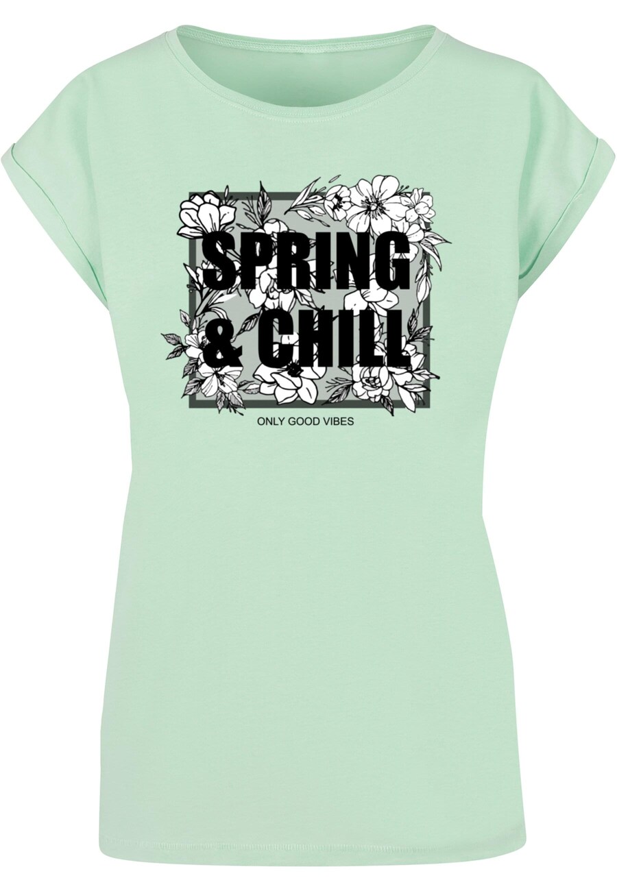 

Футболка Merchcode Shirt Spring And Chill, мятный