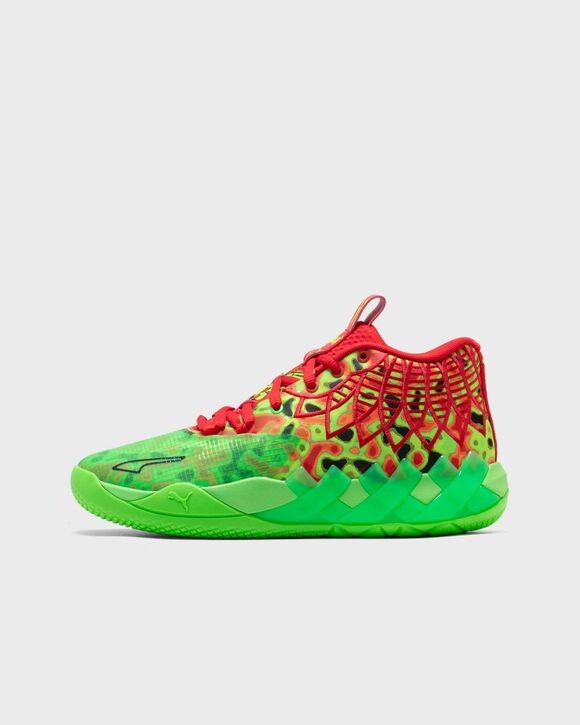 

Кроссовки Puma Mb.01 Thermal Jr, цвет fluro green pes-puma red
