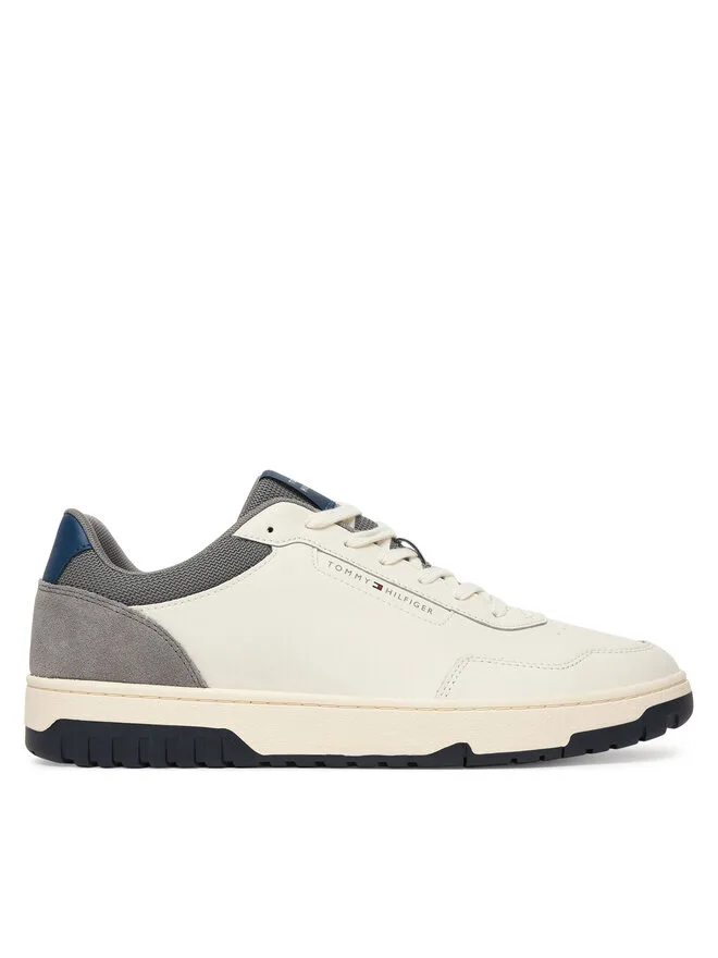 Tommy Hilfiger Кроссовки Th Basket Core Lite Lth/Suede FM0FM05714 белые
