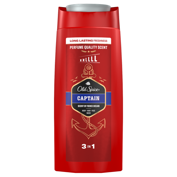 

Гель для душа и шампунь для волос 3в1, 675 мл Old Spice Captain