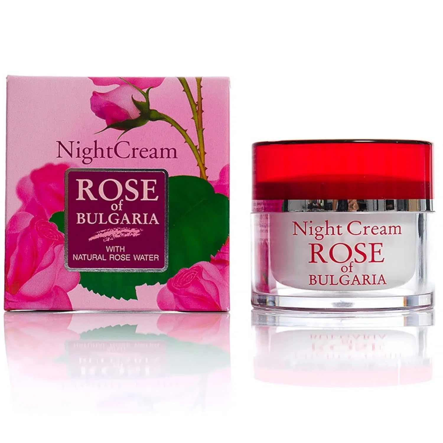 Крем для лица Biofresh Cosmetics — Ночной Bulgaria Rose с натуральной розовой водой, 50 мл
