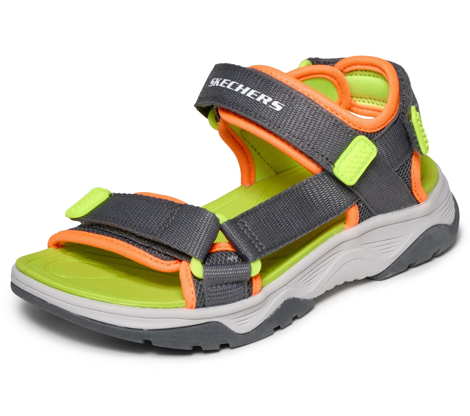 Сандалии Skechers серого цвета