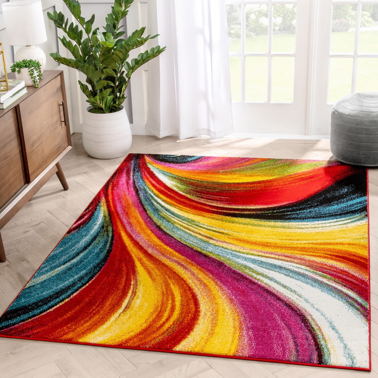 

Коврики Viva Abstract Well Woven, розовый