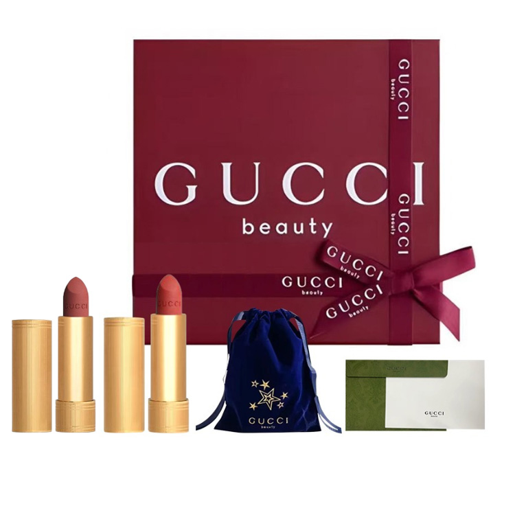 

GUCCI Помада Gold Tube матовая, легко растушевывается, 3,5 г