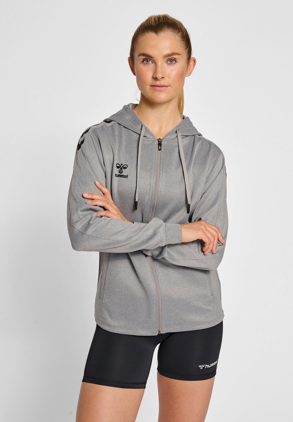 

Толстовка на молнии Hummel, Серый, Толстовка на молнии Hummel