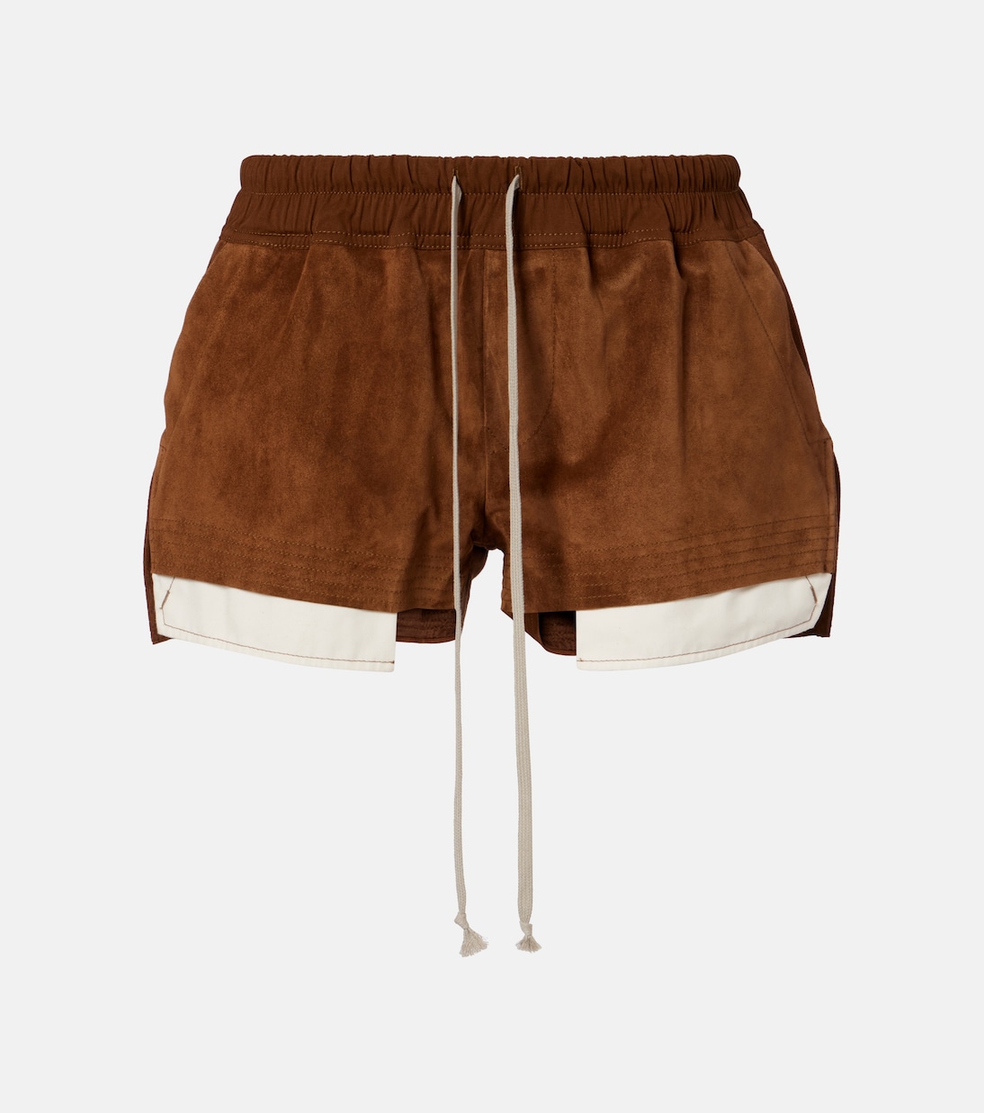 

Замшевые шорты Rick Owens, Chestnut