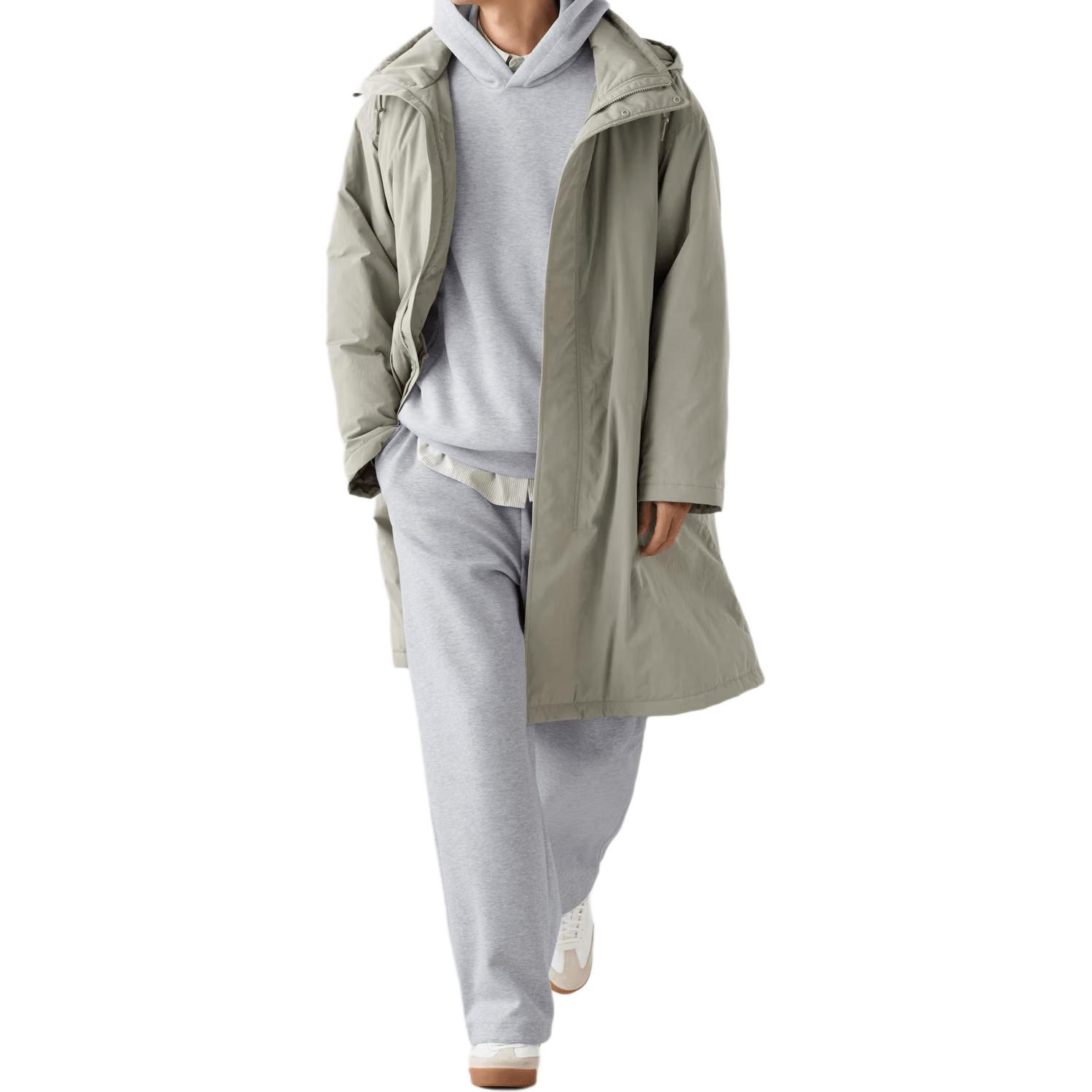 

Повседневные брюки унисекс серые UNIQLO, серый