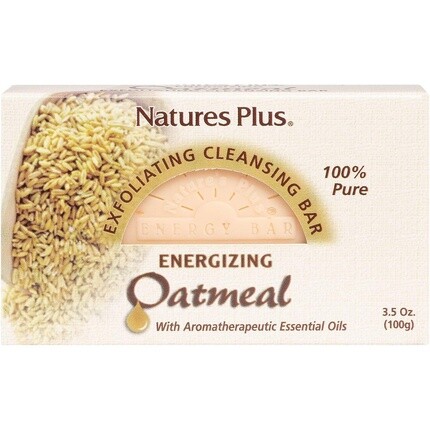 

Отшелушивающее очищающее мыло с овсянкой, 3,5 унции, 100 г Nature's Plus