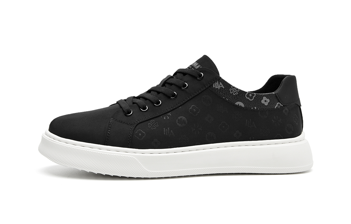 

HLA Кеды Canvas Shoes Men's Low top Black/Gray