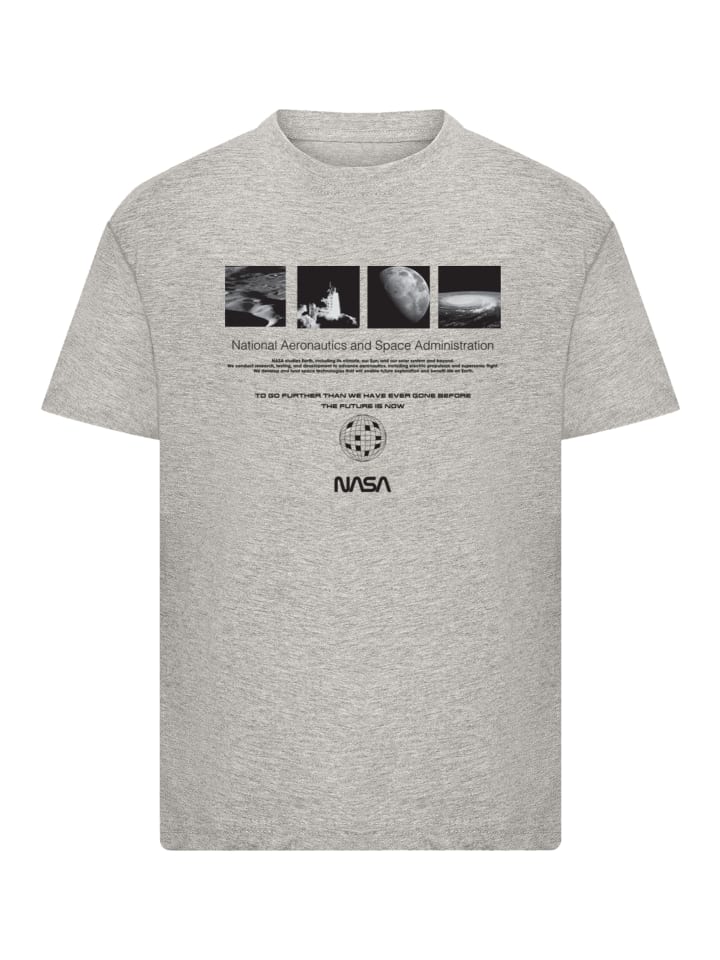 

Футболка NASA Retro Photo Ad The Future Is Now в пестром сером цвете F4NT4STIC