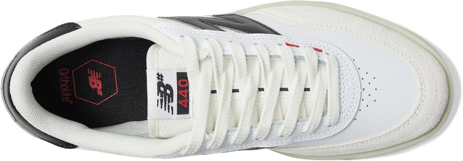 Кроссовки New Balance 440 V2, White/Black — фото 4