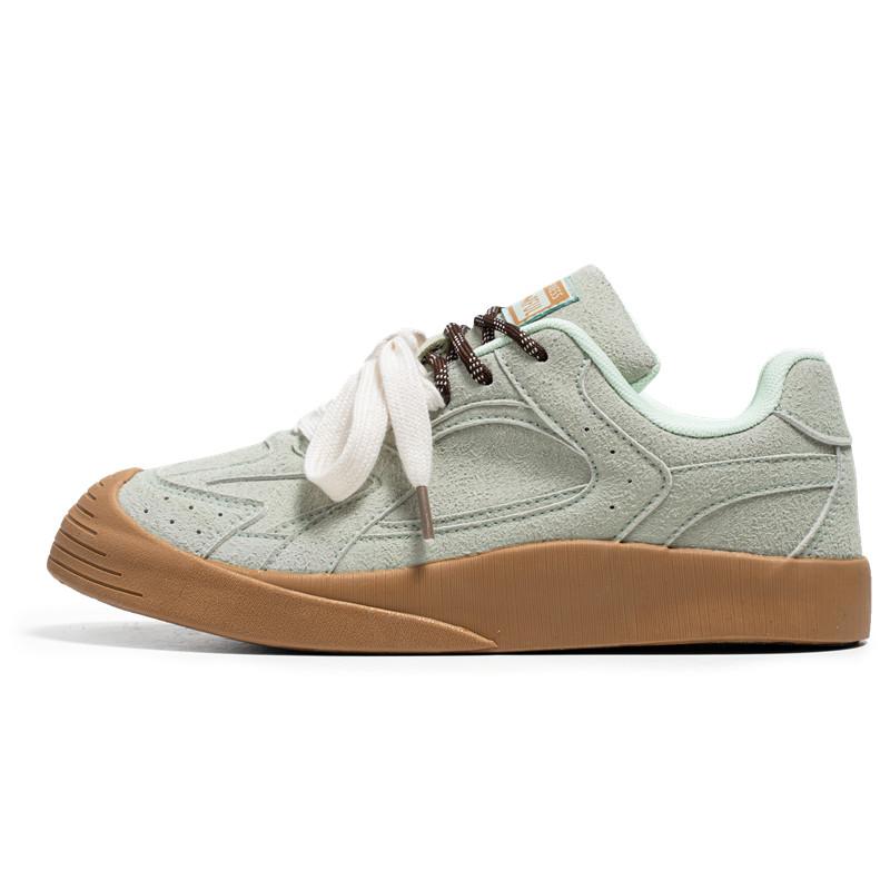 

QIQUDUCK Дышащие поддерживающие низкие скейтерские кроссовки для увеличения роста унисекс Q-XN9992 мятный зеленый, цвет Q-XN9992 Mint Green