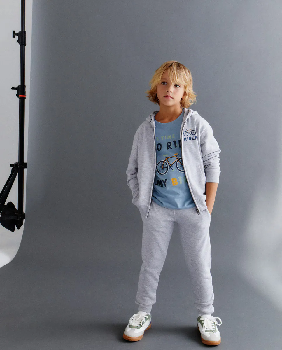 

Флисовые брюки для мальчиков Kids El Corte Inglés, светло-серый