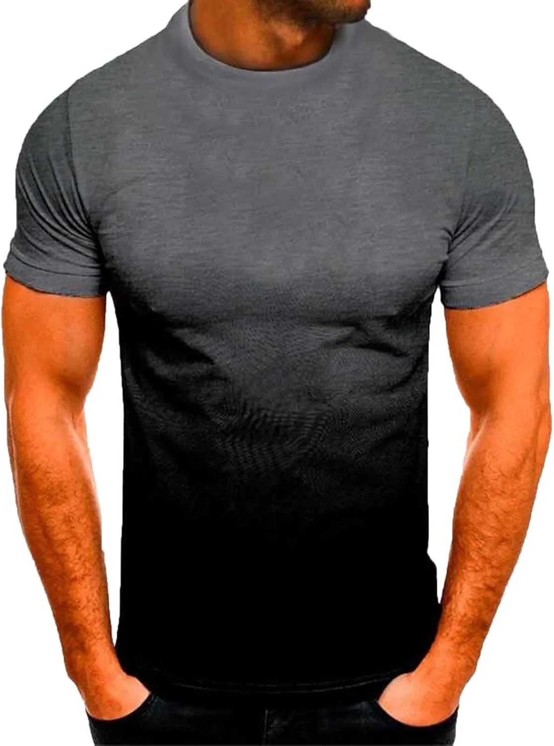 

Футболка мужская Muscularfit Casual Cotton Blend Gradient Color