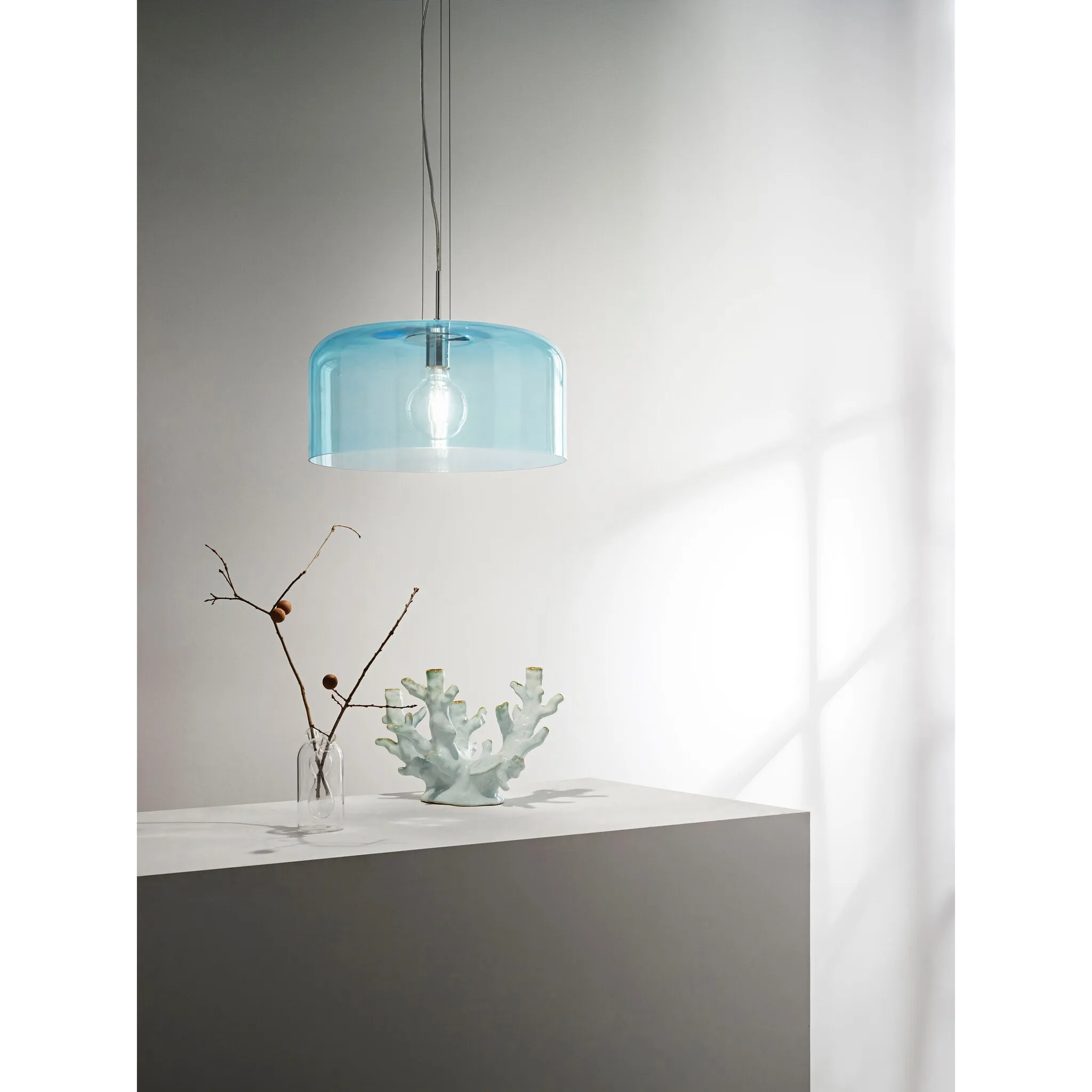 

Подвесной светильник ECO-LIGHT «Gibus», лампа E27 | без лампочек, цвет blau