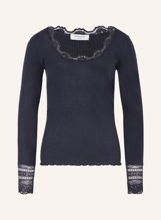 

Лонгслив из шелка Rosemunde, синий