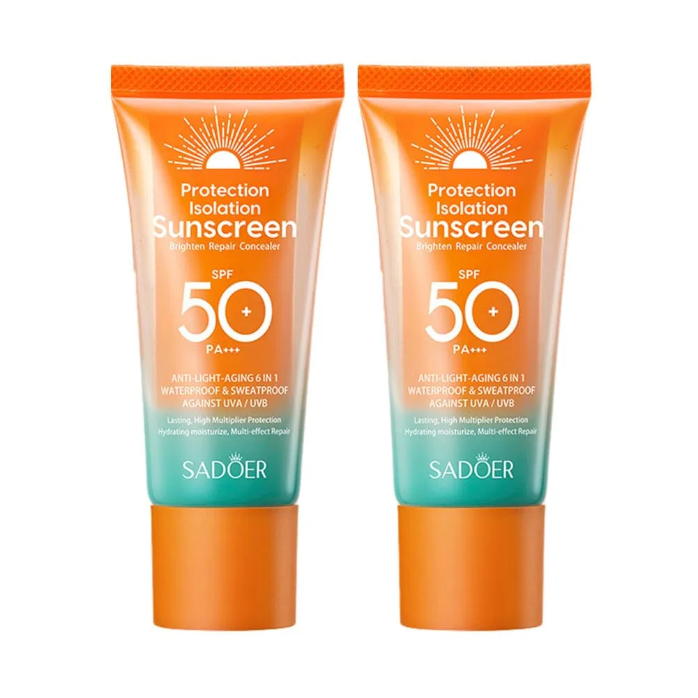 Увлажняющий солнцезащитный лосьон SPF 50+ (2 шт.) Jawseu, 2 Pieces.