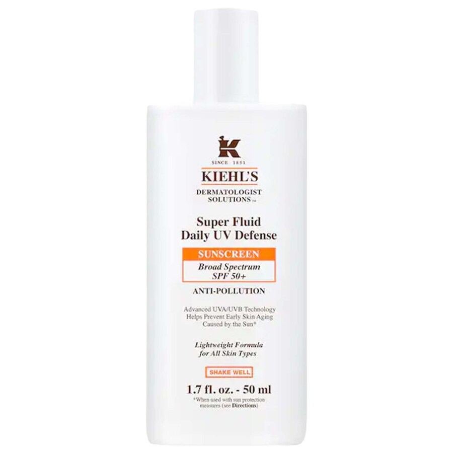

Жидкий солнцезащитный крем Super Fluid Daily UV Defense Sunscreen широкого спектра действия SPF 50+ Kiehl's Since 1851, 1.7 oz /50 ml