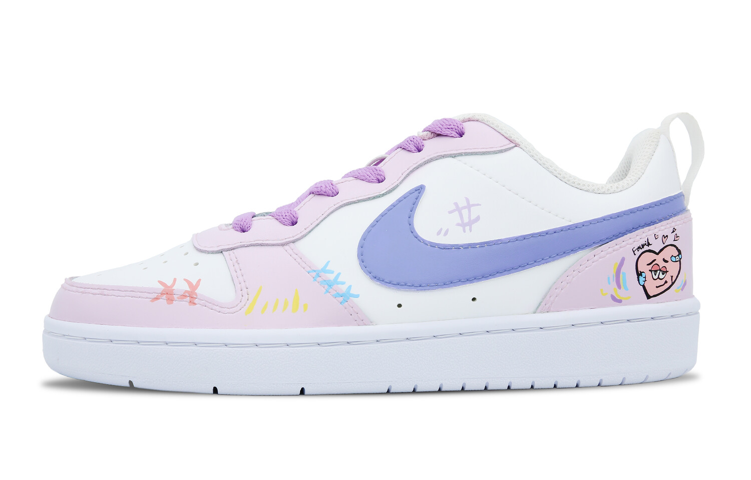 

Женские кроссовки для скейтбординга Nike Court Borough, Pink