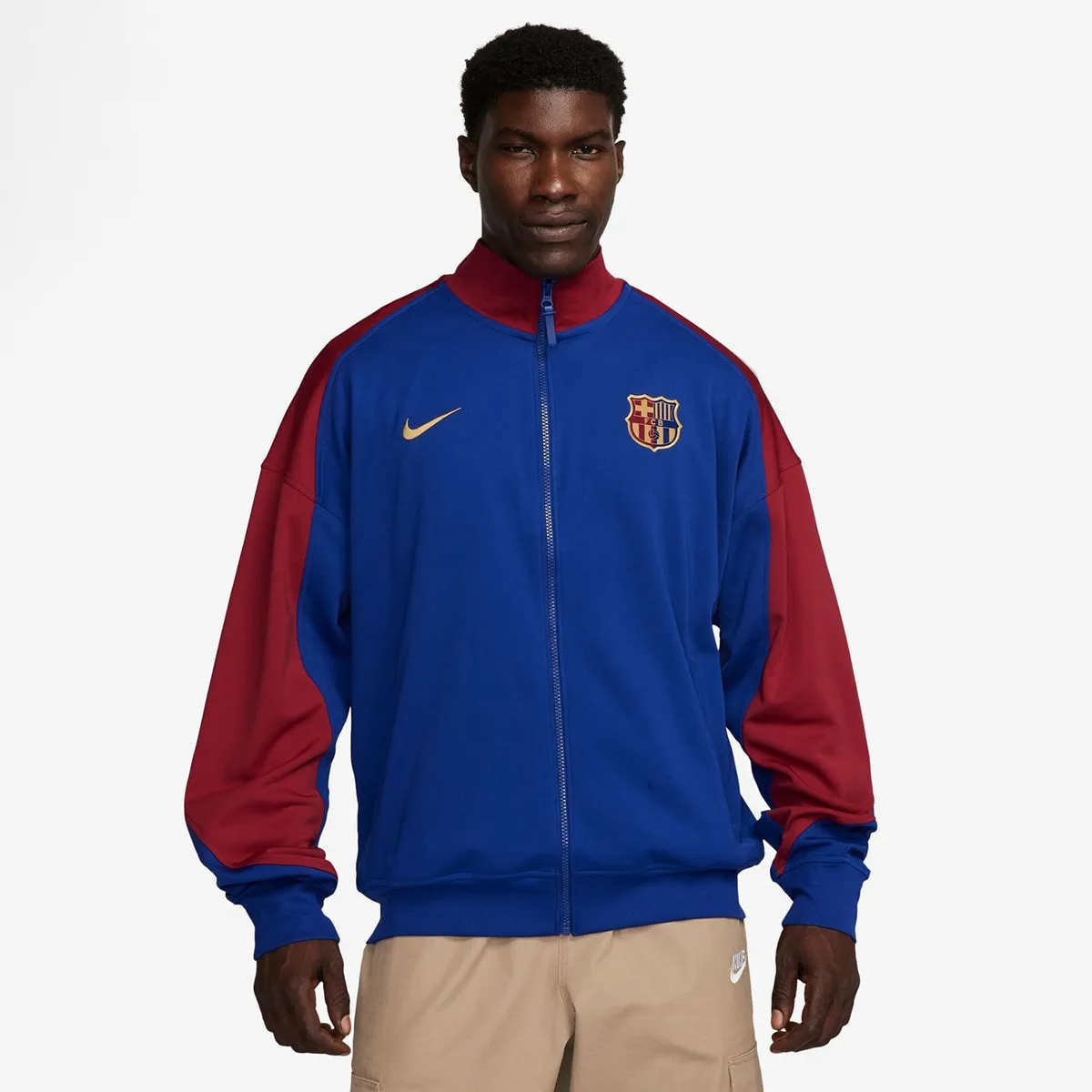 

Мужская куртка FC Barcelona 2024-2025 Anthem Nike, синий