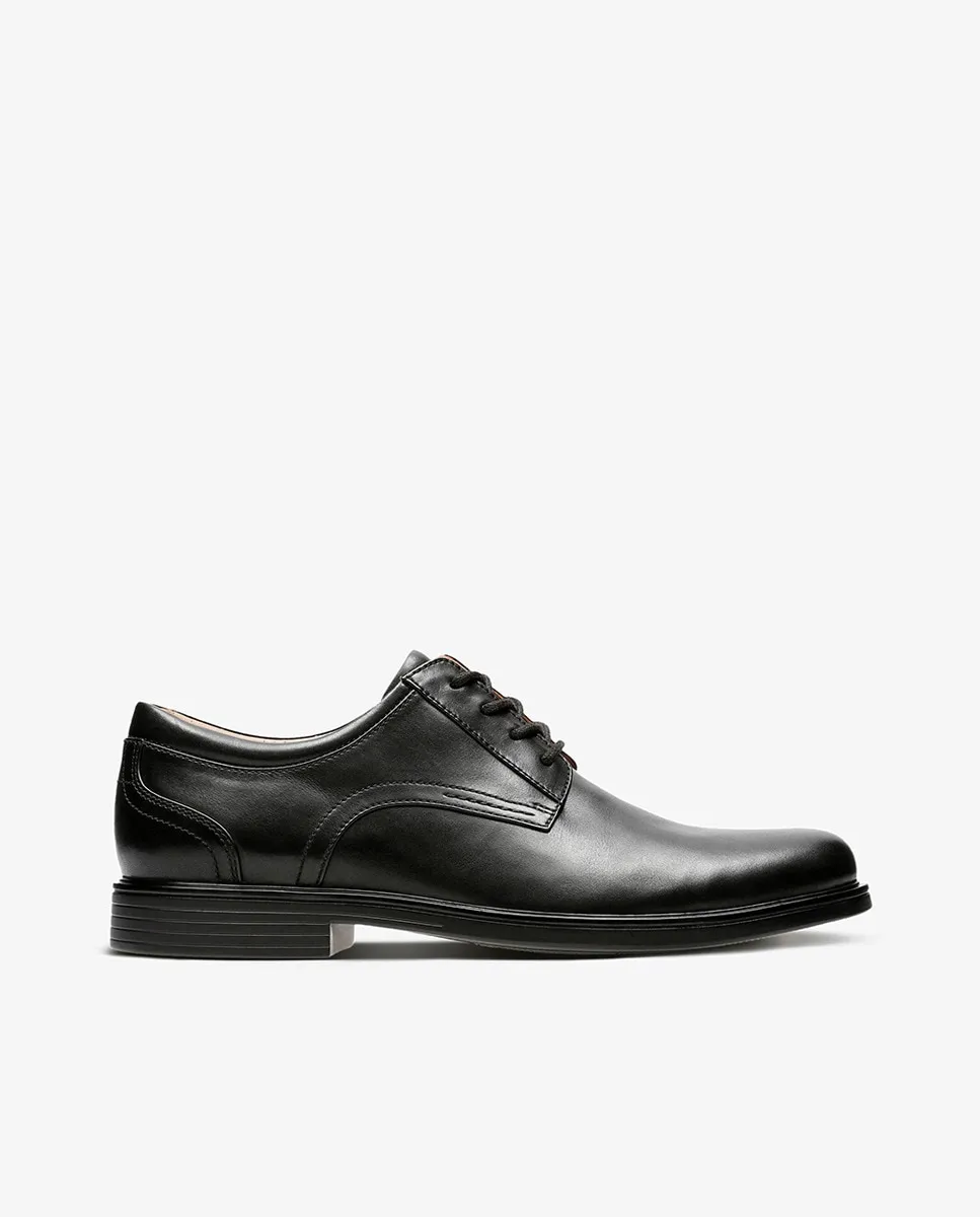

Мужские туфли Aldric Lace из кожи с полиуретаном Clarks, черный