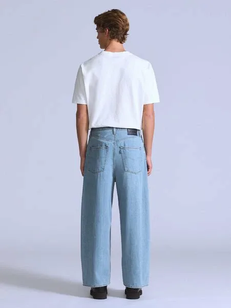 Укороченные джинсы BLUETAB с широкими складками, светло-индиговый цвет Levi's, Light Indigo - Flat Finish — фото 4