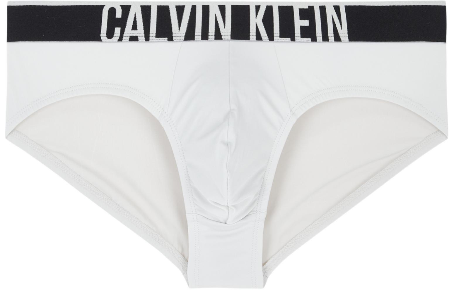 Calvin Klein Трусы мужские 1 упаковка белый синий — фото 3